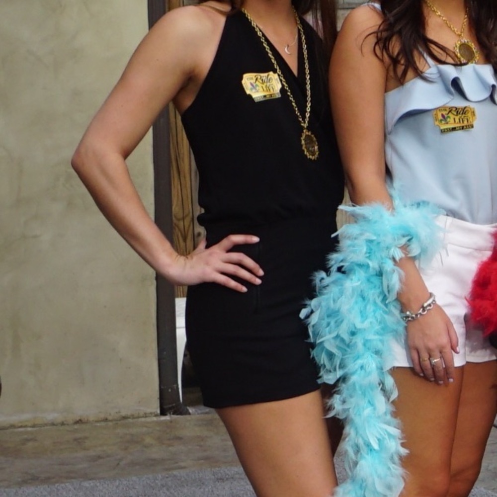Black Halter Top Romper